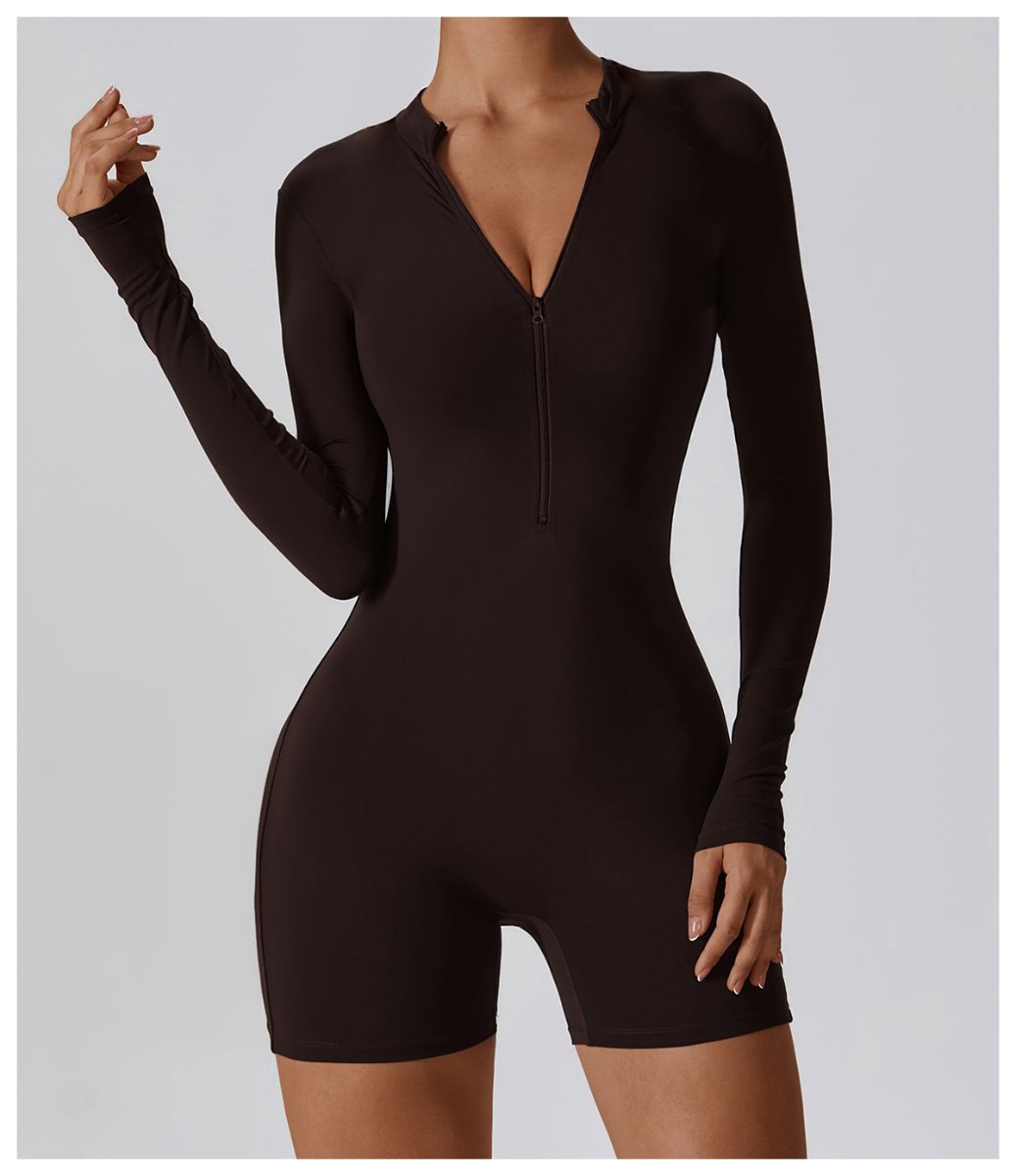 Womens Yoga Training 78% nylon 22% spandex Bodysuit Z-8194 print logo 54