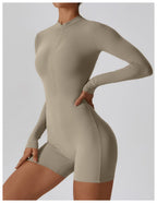 Womens Yoga Training 78% nylon 22% spandex Bodysuit Z-8194 print logo 62