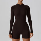 Womens Yoga Training 78% nylon 22% spandex Bodysuit Z-8194 print logo 5