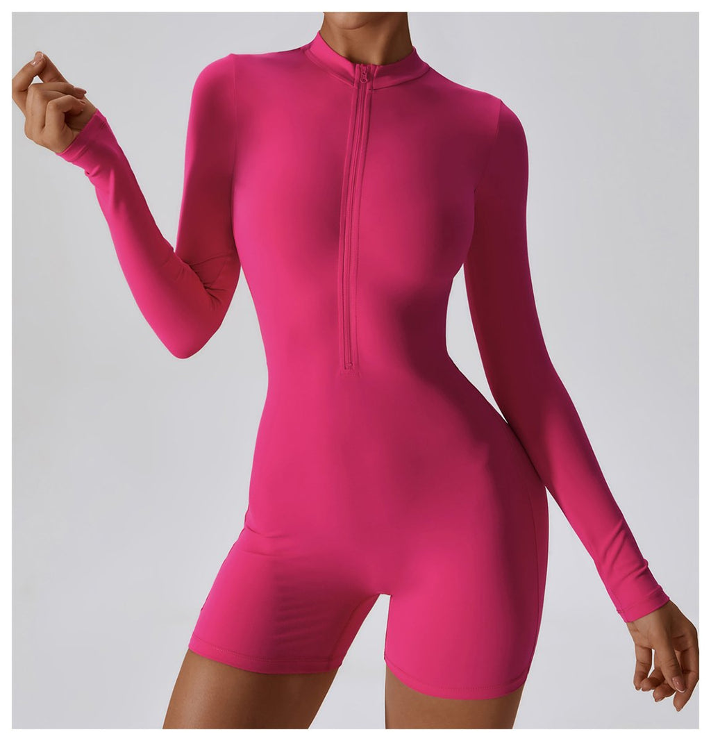 Womens Yoga Training 78% nylon 22% spandex Bodysuit Z-8194 print logo 42