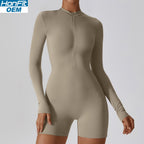 Womens Yoga Training 78% nylon 22% spandex Bodysuit Z-8194 print logo 34