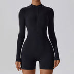 Womens Yoga Training 78% nylon 22% spandex Bodysuit Z-8194 print logo 3