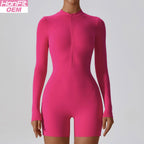 Womens Yoga Training 78% nylon 22% spandex Bodysuit Z-8194 print logo 15