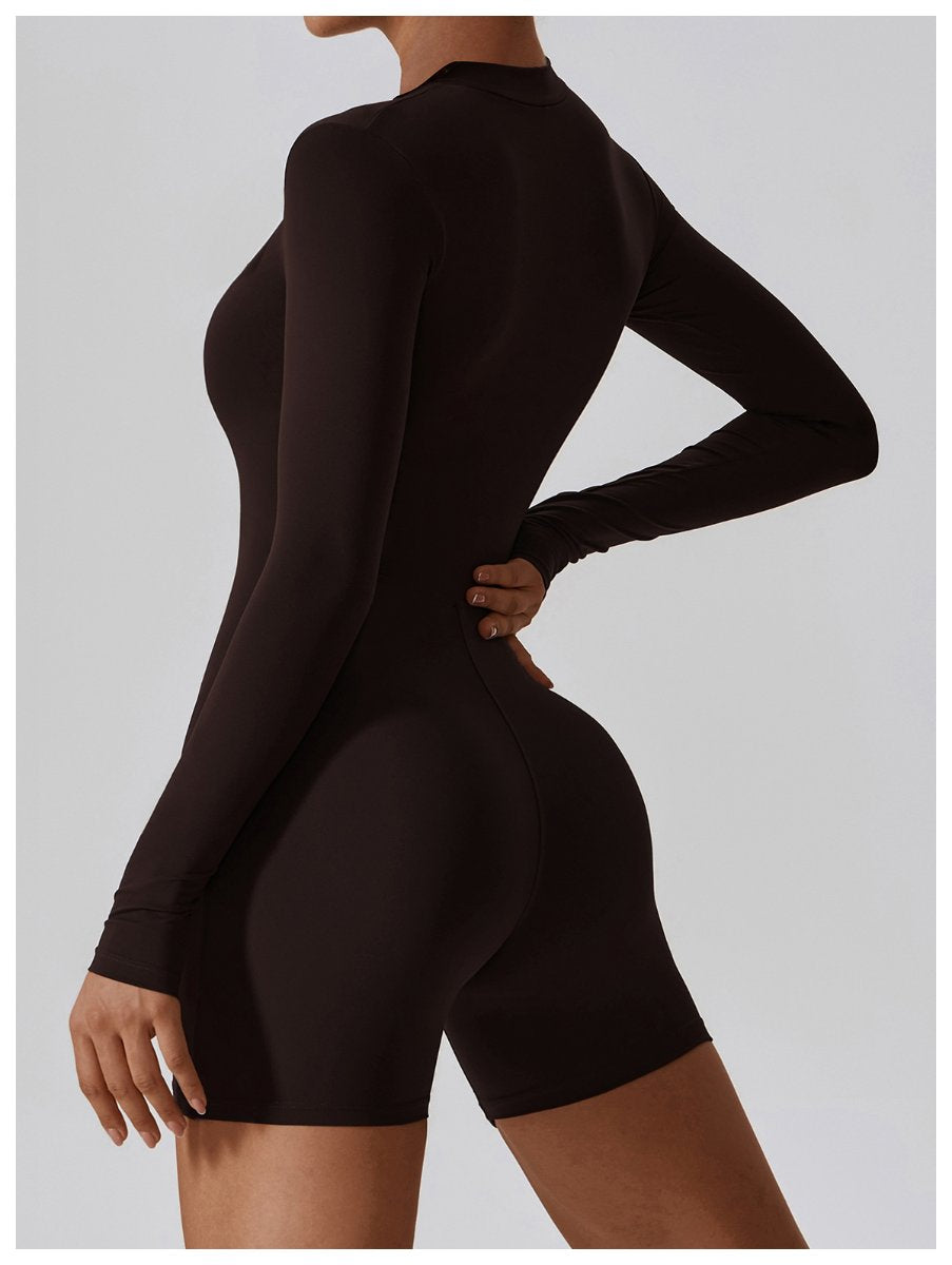 Womens Yoga Training 78% nylon 22% spandex Bodysuit Z-8194 print logo 56
