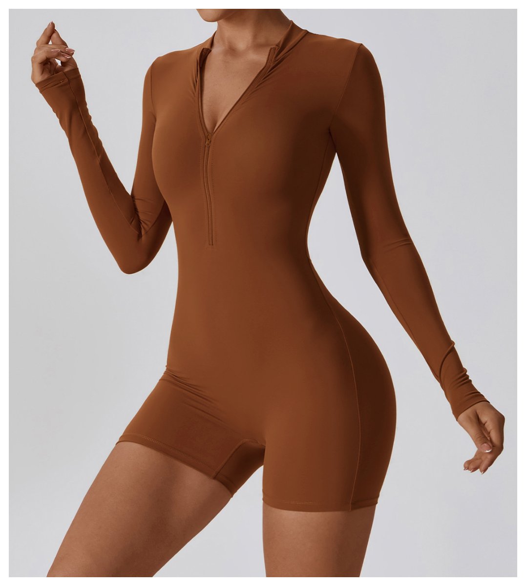 Womens Yoga Training 78% nylon 22% spandex Bodysuit Z-8194 print logo 48