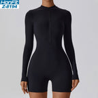 Womens Yoga Training 78% nylon 22% spandex Bodysuit Z-8194 print logo 19