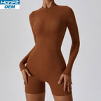 Womens Yoga Training 78% nylon 22% spandex Bodysuit Z-8194 print logo 32