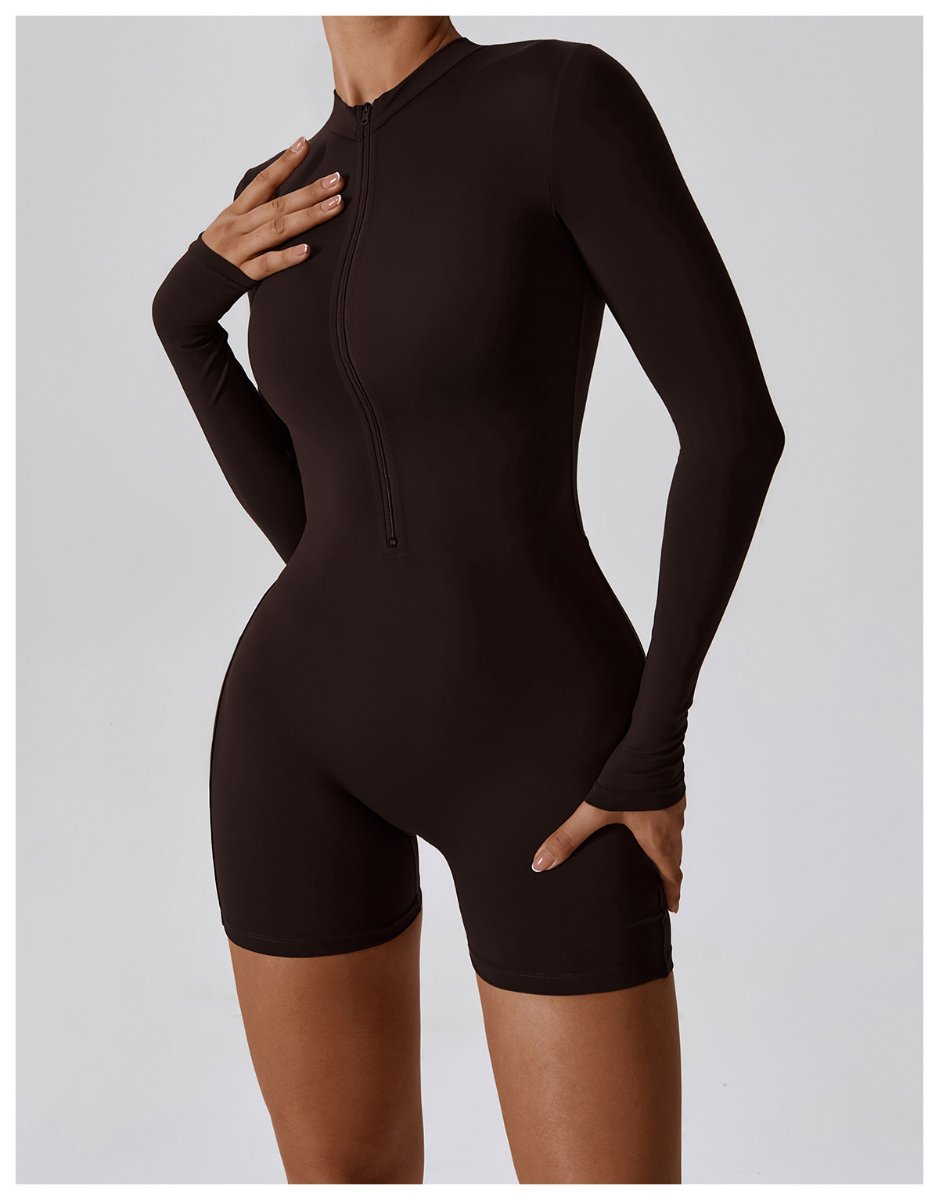 Womens Yoga Training 78% nylon 22% spandex Bodysuit Z-8194 print logo 57