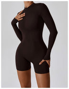 Womens Yoga Training 78% nylon 22% spandex Bodysuit Z-8194 print logo 57
