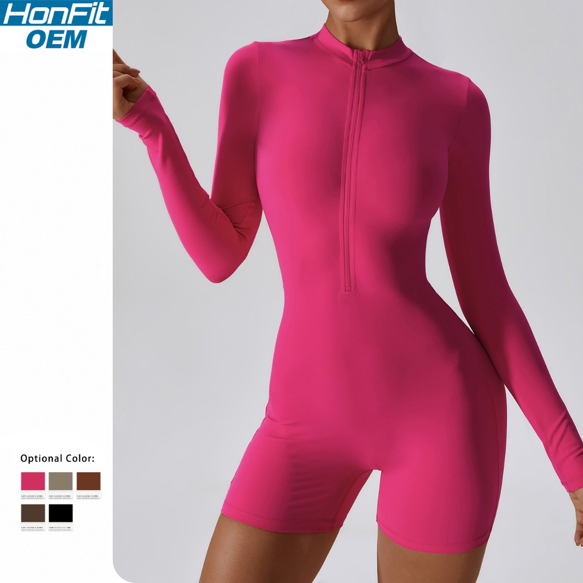 Womens Yoga Training 78% nylon 22% spandex Bodysuit Z-8194 print logo 8
