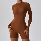 Womens Yoga Training 78% nylon 22% spandex Bodysuit Z-8194 print logo 4