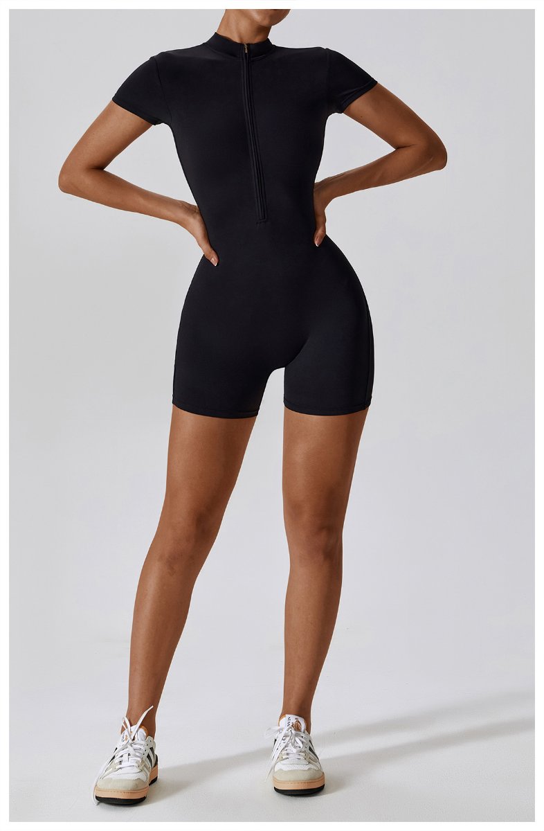 Womens Sports Workout 78% nylon 22% spandex Bodysuit Z-8294 print logo 51
