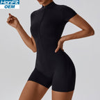 Womens Sports Workout 78% nylon 22% spandex Bodysuit Z-8294 print logo 21