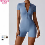 Womens Sports Workout 78% nylon 22% spandex Bodysuit Z-8294 print logo 9