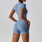 Womens Sports Workout 78% nylon 22% spandex Bodysuit Z-8294 print logo 2