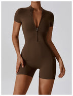Womens Sports Workout 78% nylon 22% spandex Bodysuit Z-8294 print logo 37