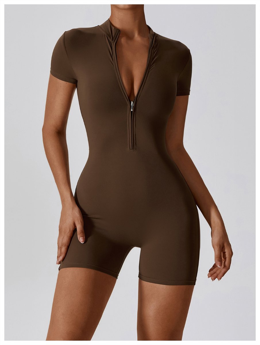 Womens Sports Workout 78% nylon 22% spandex Bodysuit Z-8294 print logo 37