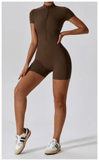 Womens Sports Workout 78% nylon 22% spandex Bodysuit Z-8294 print logo 42