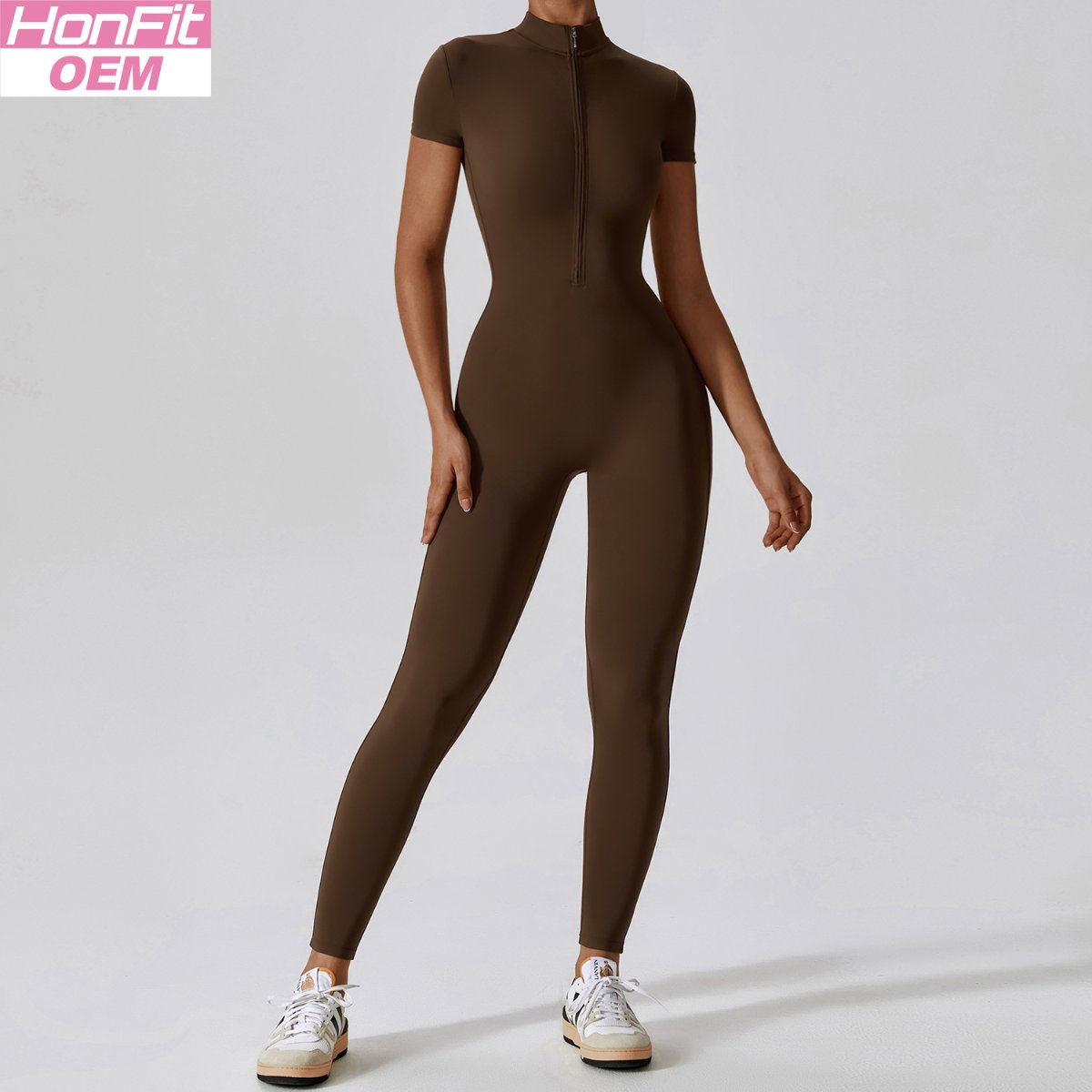Womens Training Fitness 78% nylon 22% spandex Bodysuit Z-8305 print logo 13