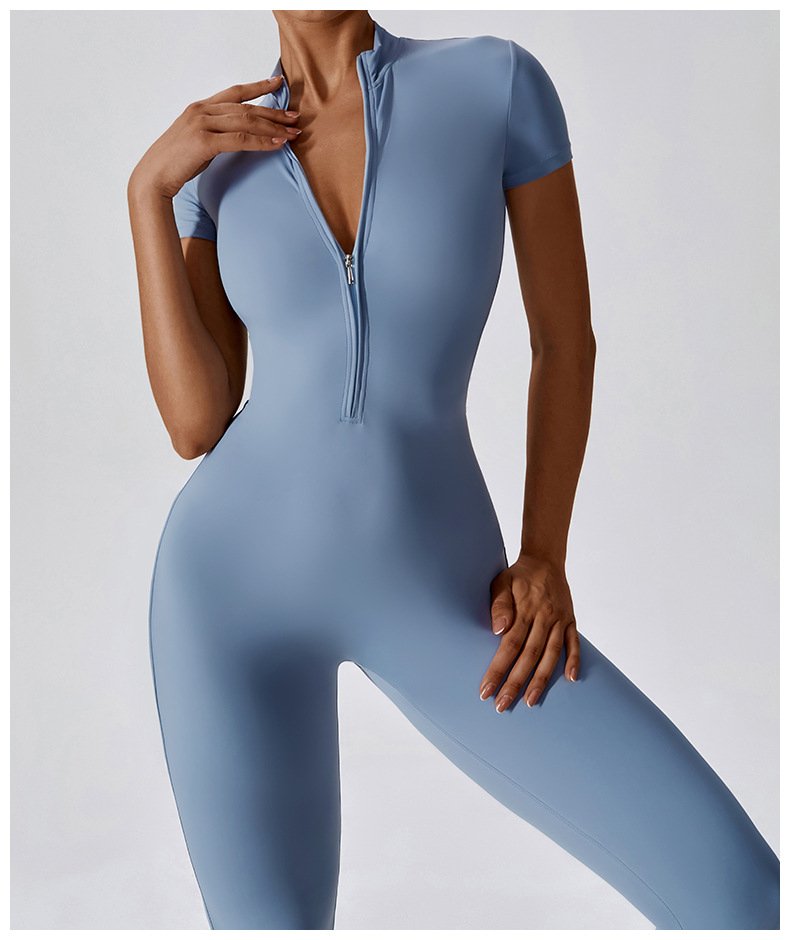 Womens Training Fitness 78% nylon 22% spandex Bodysuit Z-8305 print logo 41