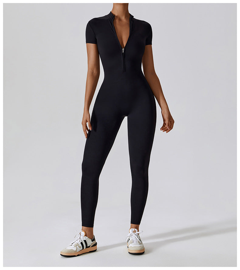 Womens Training Fitness 78% nylon 22% spandex Bodysuit Z-8305 print logo 53