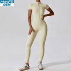 Womens Training Fitness 78% nylon 22% spandex Bodysuit Z-8305 print logo 25
