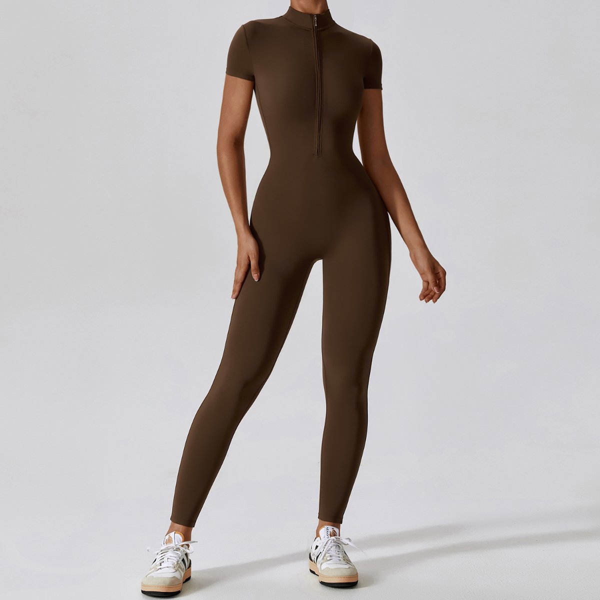 Womens Training Fitness 78% nylon 22% spandex Bodysuit Z-8305 print logo 5
