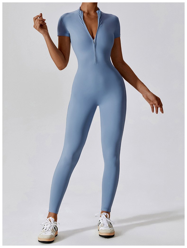 Womens Training Fitness 78% nylon 22% spandex Bodysuit Z-8305 print logo 37
