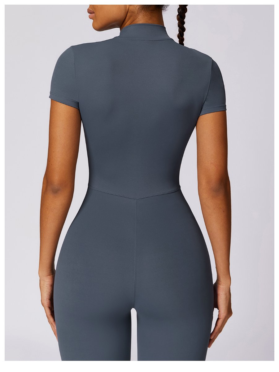 Womens Training Fitness 78% nylon 22% spandex Bodysuit Z-8305 print logo 74