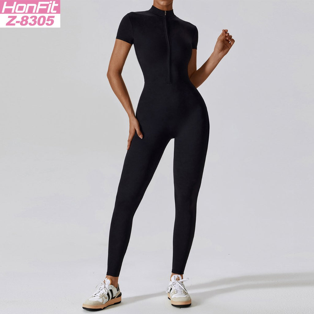 Womens Training Fitness 78% nylon 22% spandex Bodysuit Z-8305 print logo 26