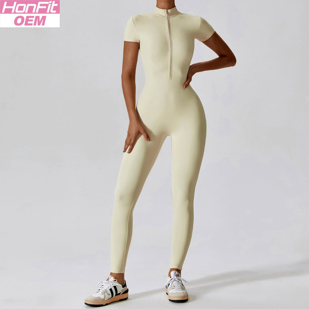 Womens Training Fitness 78% nylon 22% spandex Bodysuit Z-8305 print logo 14