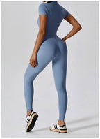 Womens Training Fitness 78% nylon 22% spandex Bodysuit Z-8305 print logo 38