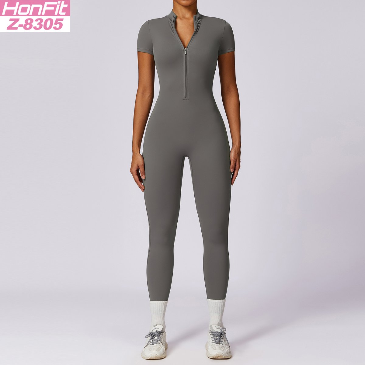 Womens Training Fitness 78% nylon 22% spandex Bodysuit Z-8305 print logo 30
