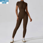 Womens Training Fitness 78% nylon 22% spandex Bodysuit Z-8305 print logo 18