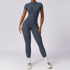 Womens Training Fitness 78% nylon 22% spandex Bodysuit Z-8305 print logo 10