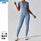 Womens Training Fitness 78% nylon 22% spandex Bodysuit Z-8305 print logo 34