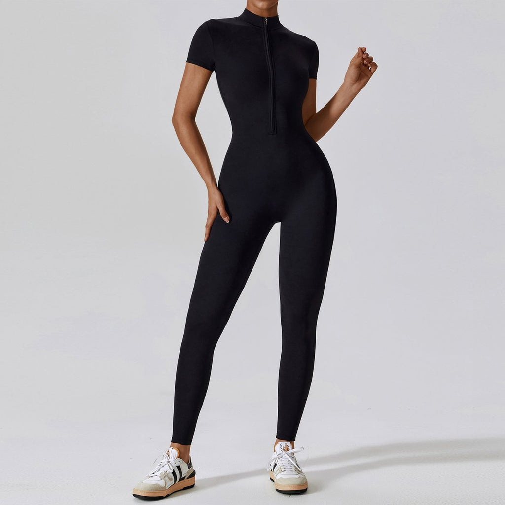 Womens Training Fitness 78% nylon 22% spandex Bodysuit Z-8305 print logo 3