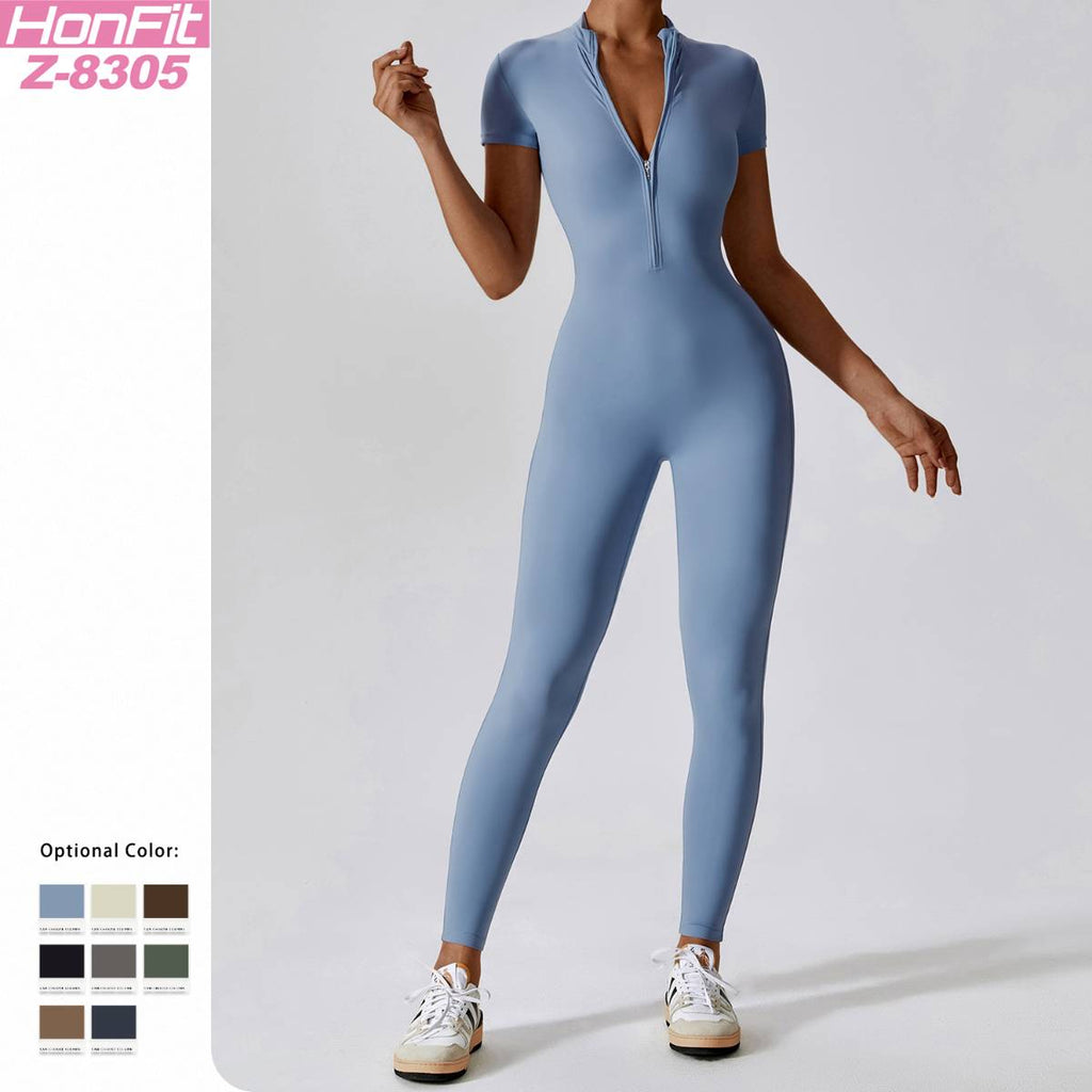 Womens Training Fitness 78% nylon 22% spandex Bodysuit Z-8305 print logo 31