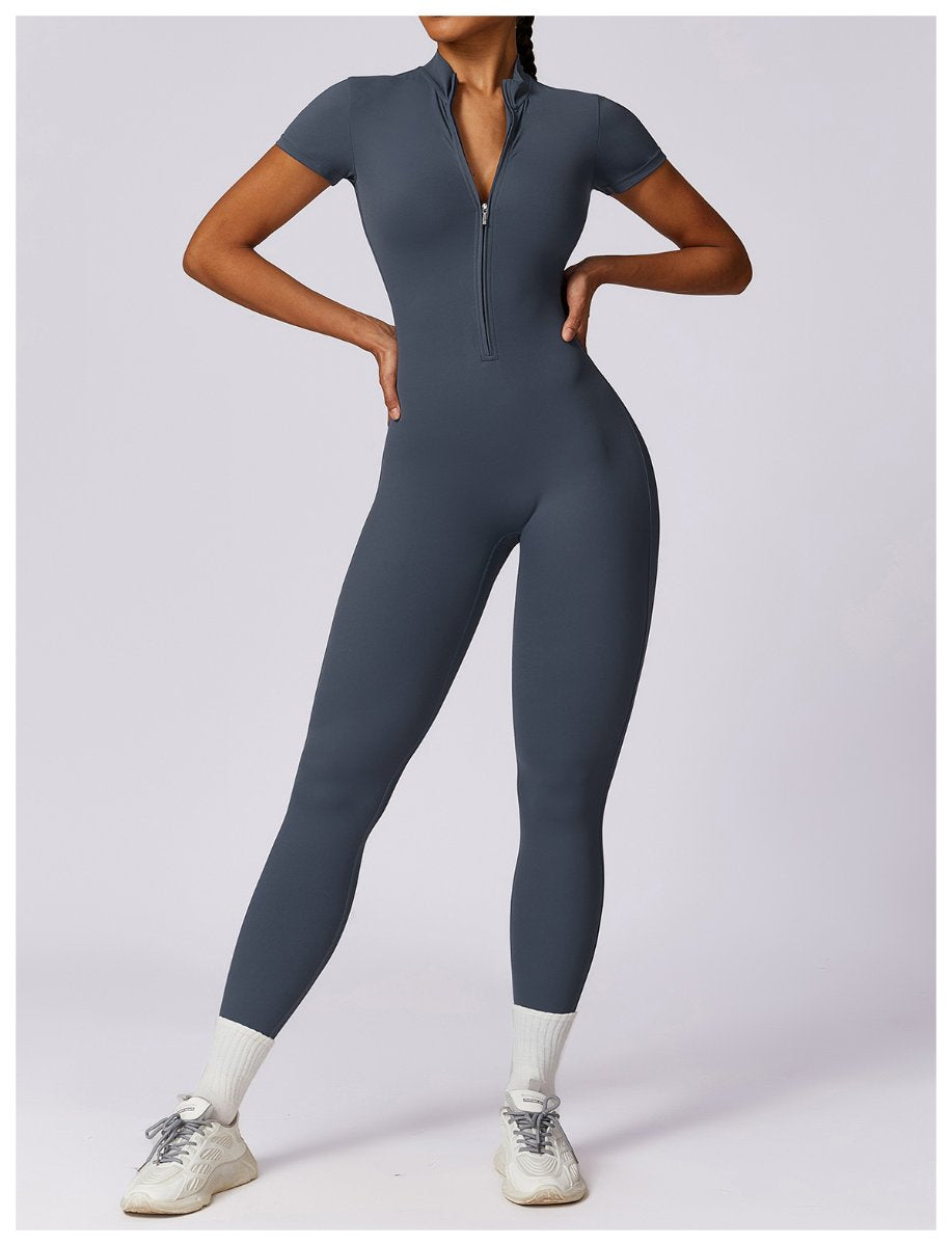 Womens Training Fitness 78% nylon 22% spandex Bodysuit Z-8305 print logo 71