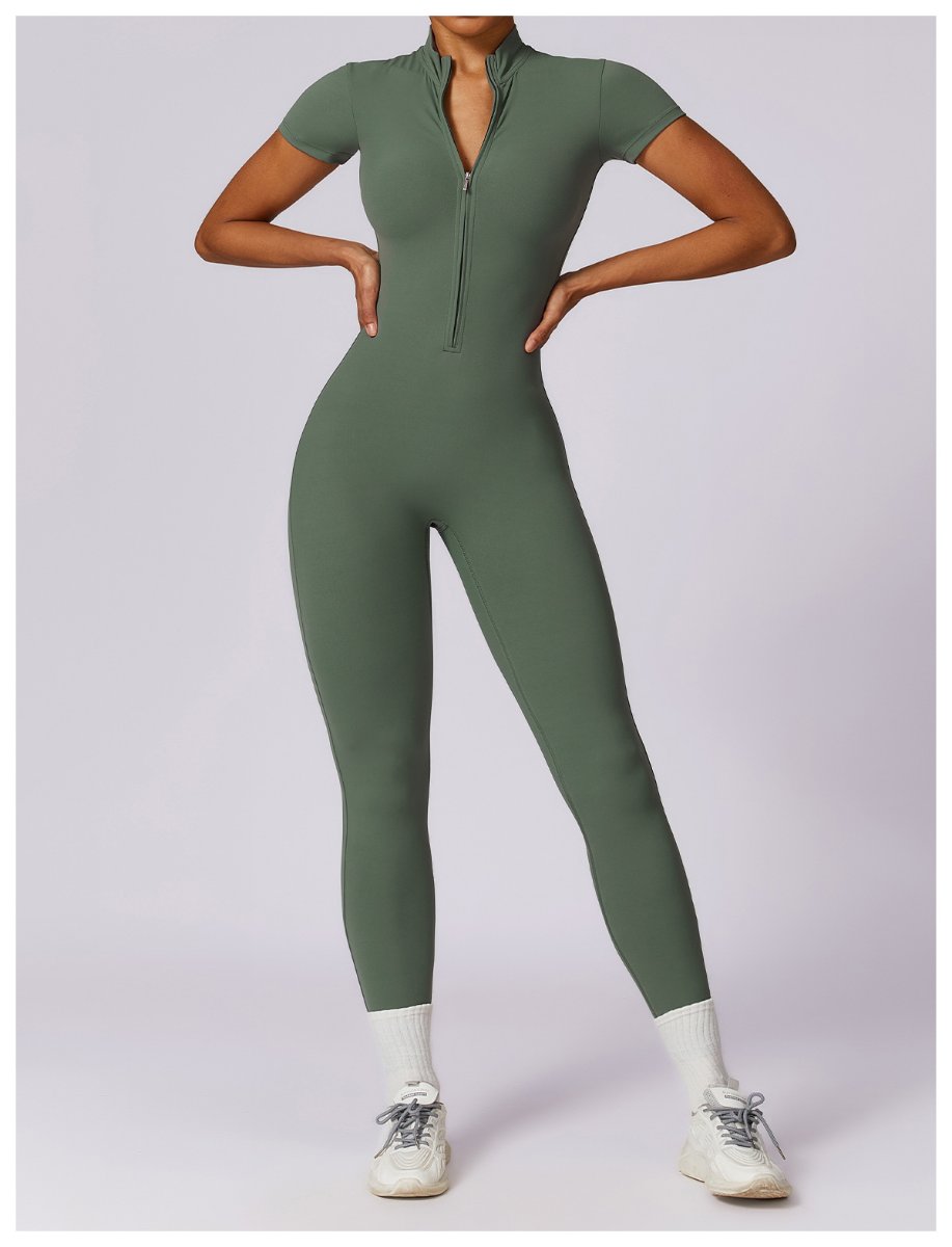 Womens Training Fitness 78% nylon 22% spandex Bodysuit Z-8305 print logo 75