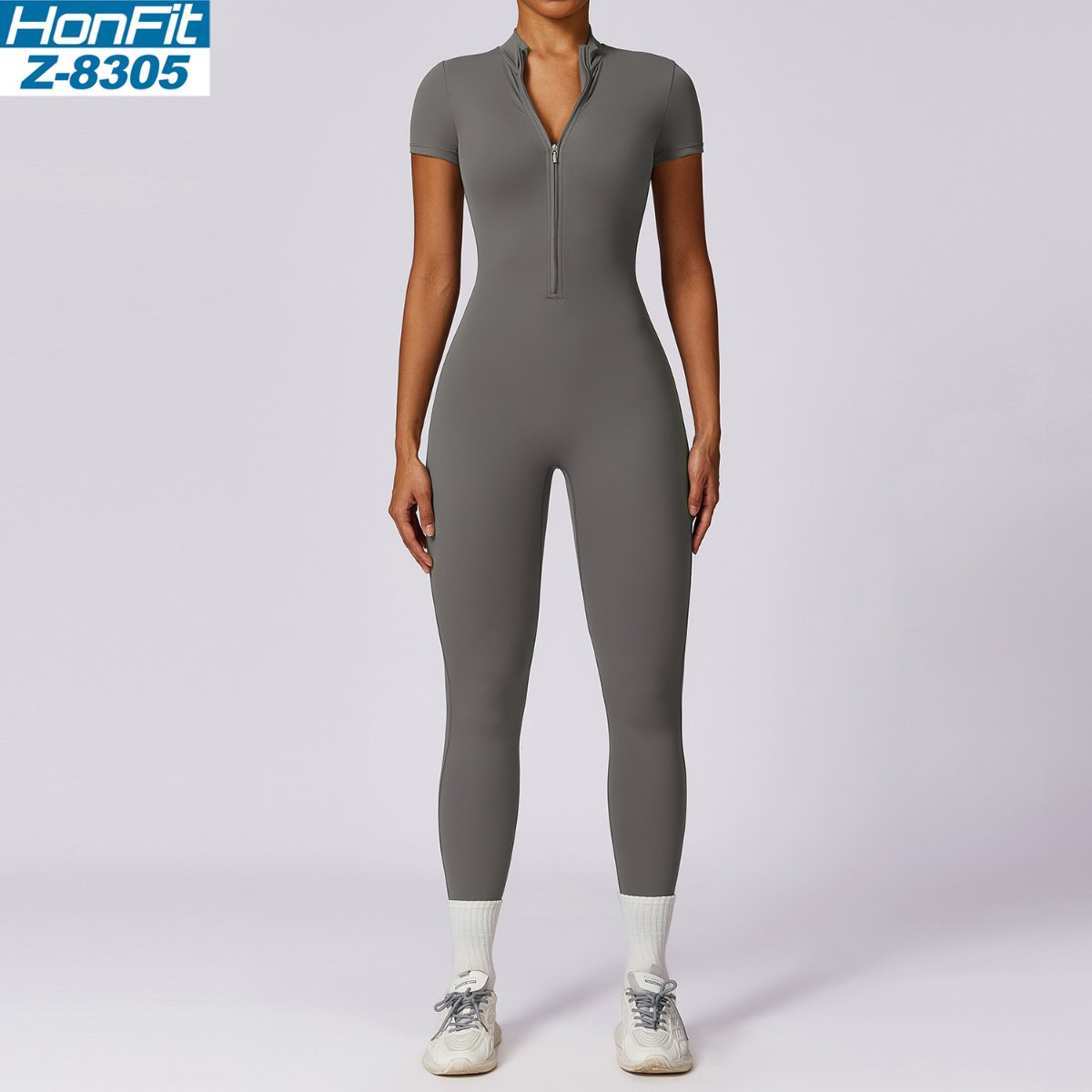Womens Training Fitness 78% nylon 22% spandex Bodysuit Z-8305 print logo 23