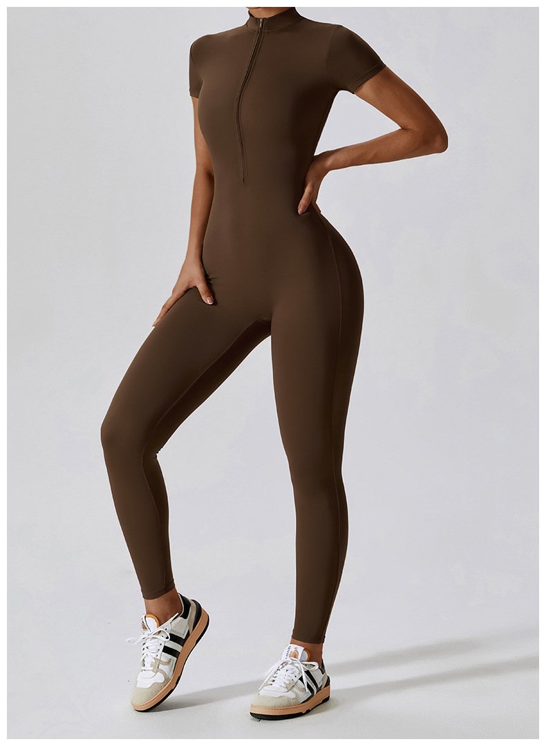 Womens Training Fitness 78% nylon 22% spandex Bodysuit Z-8305 print logo 48