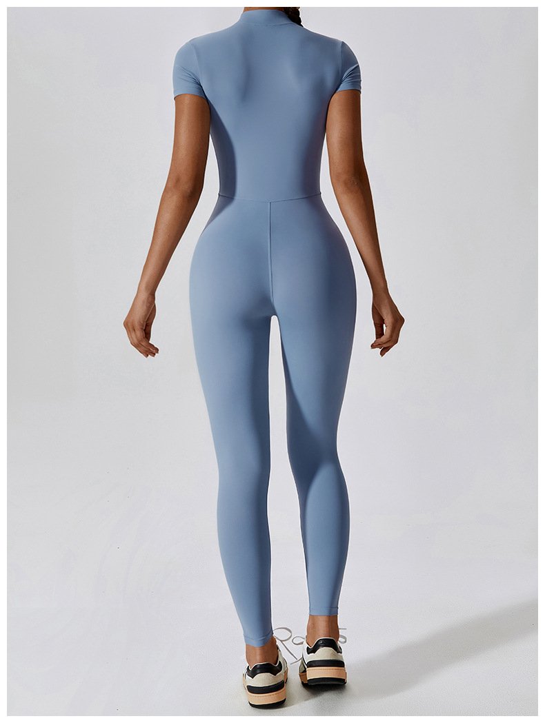 Womens Training Fitness 78% nylon 22% spandex Bodysuit Z-8305 print logo 40