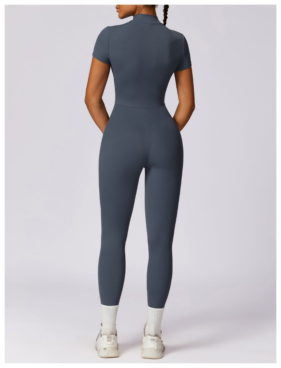 Womens Training Fitness 78% nylon 22% spandex Bodysuit Z-8305 print logo 72