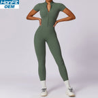 Womens Training Fitness 78% nylon 22% spandex Bodysuit Z-8305 print logo 32