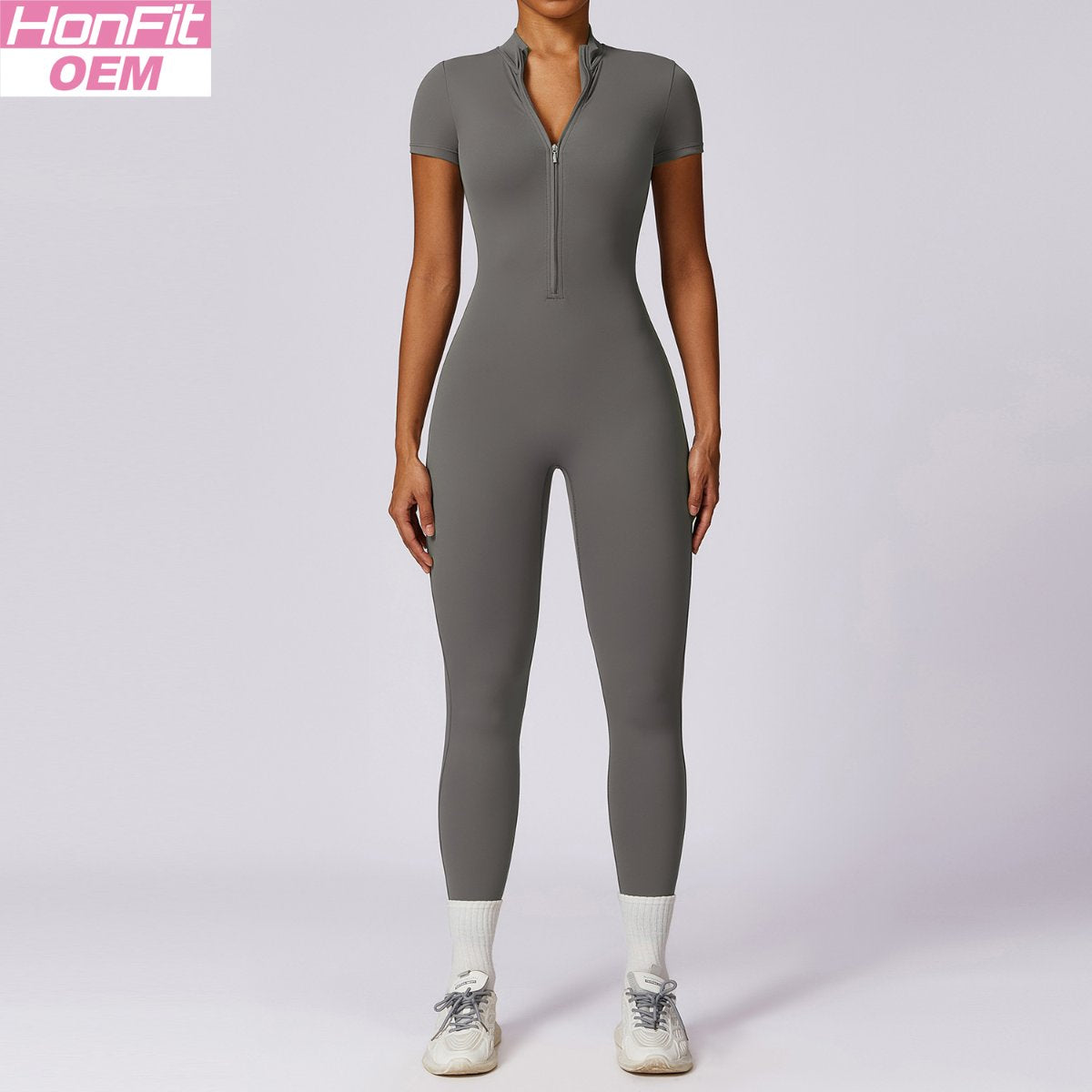 Womens Training Fitness 78% nylon 22% spandex Bodysuit Z-8305 print logo 16