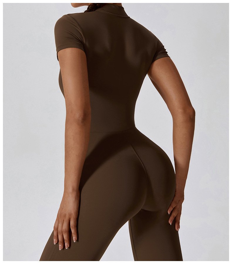 Womens Training Fitness 78% nylon 22% spandex Bodysuit Z-8305 print logo 52