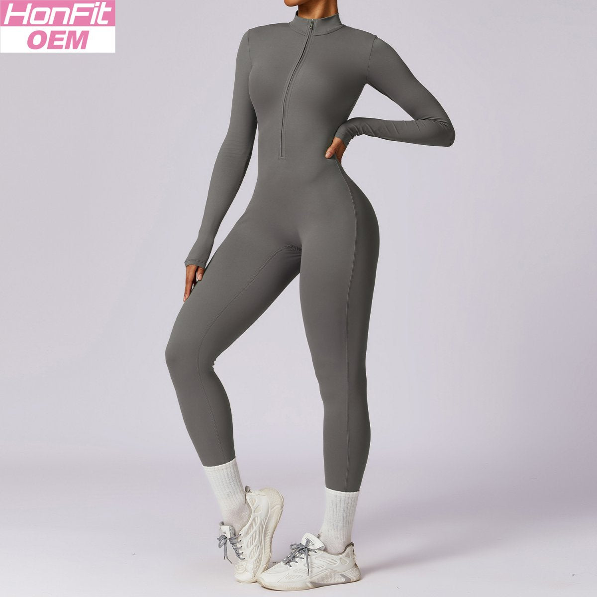 Womens Sports Activewear 78% nylon 22% spandex Bodysuit Z-8306 print logo 17