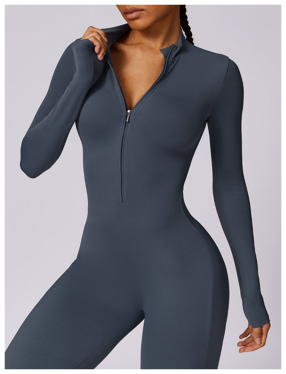 Womens Sports Activewear 78% nylon 22% spandex Bodysuit Z-8306 print logo 49