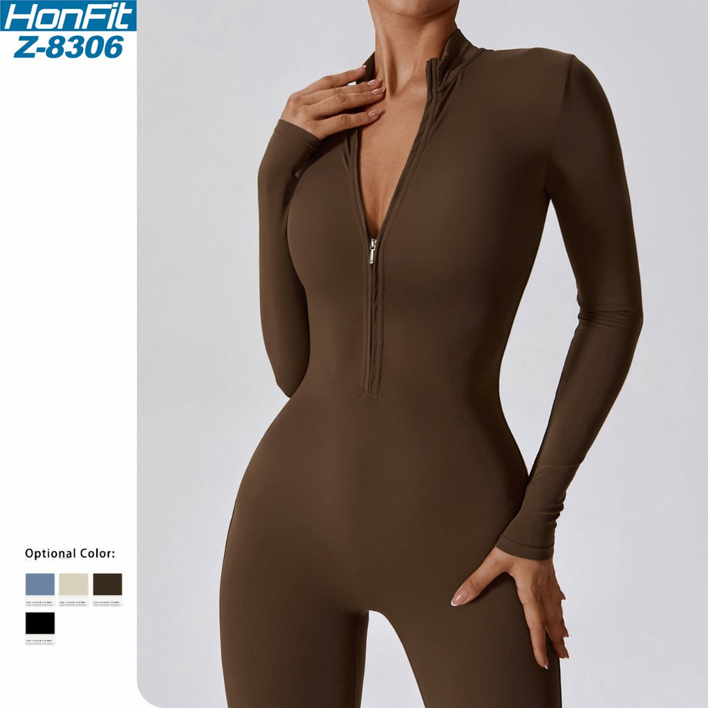 Womens Sports Activewear 78% nylon 22% spandex Bodysuit Z-8306 print logo 26